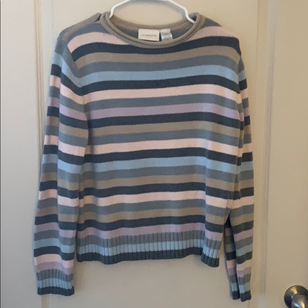 Pastel Stripped Knit Sweater
